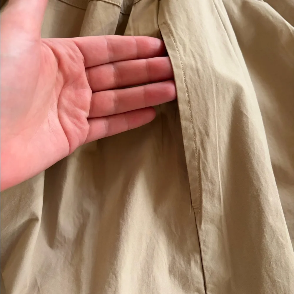 Panier Drawstring Waist Pleated Skirt - Picture 5 of 7